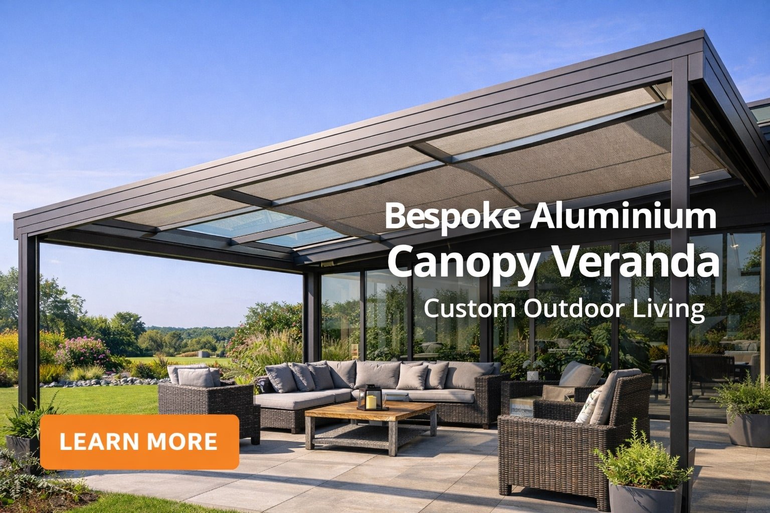 Bespoke Aluminium Canopy Veranda – Custom Outdoor Living Solutions