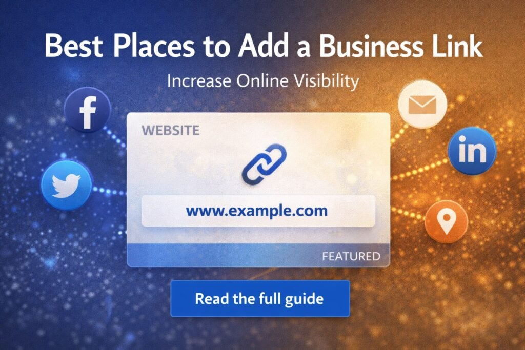 Best places to add a business link online for increased visibility