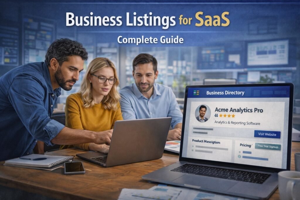 business listings for saas visibility trust and user acquisition