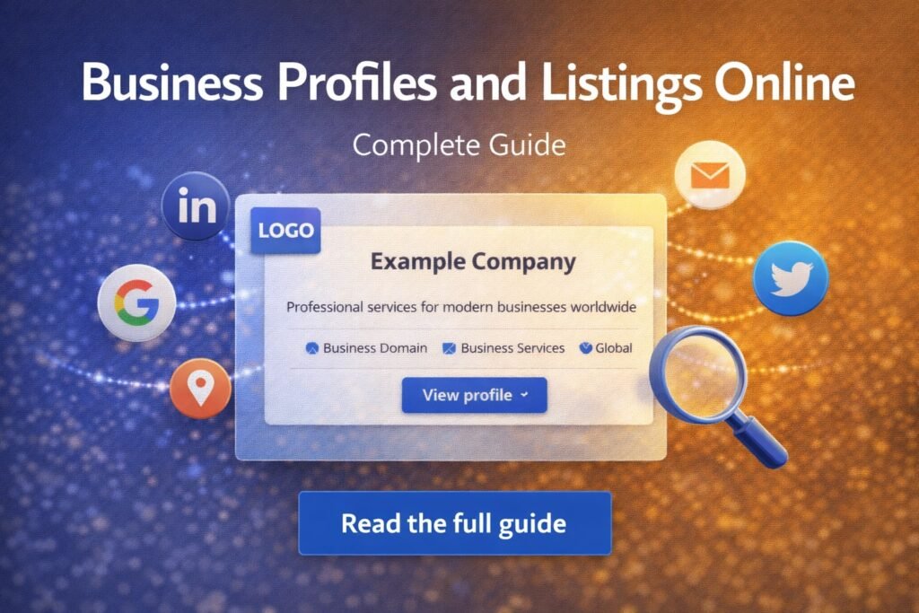 Complete guide to business profiles and listings online for visibility and trust
