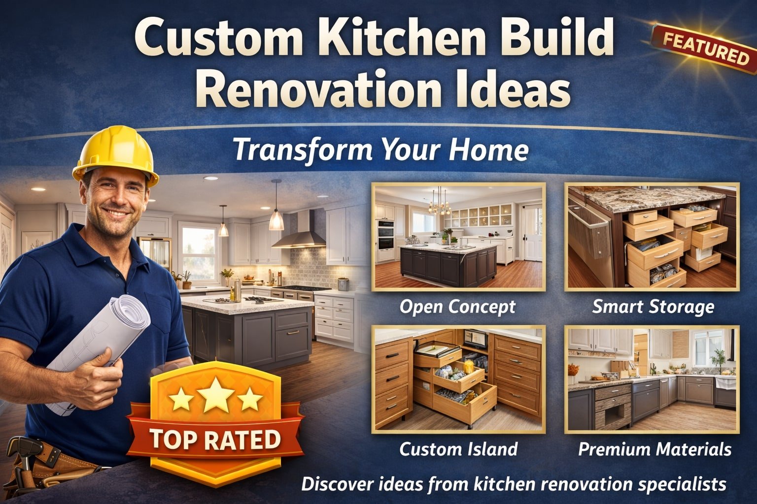 Custom Kitchen Build Renovation Ideas That Transform Your Home