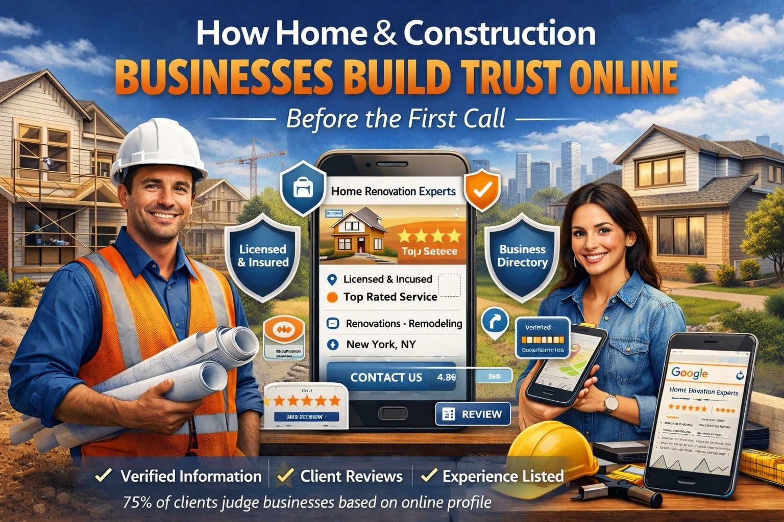 How Home and Construction Businesses Build Trust Online