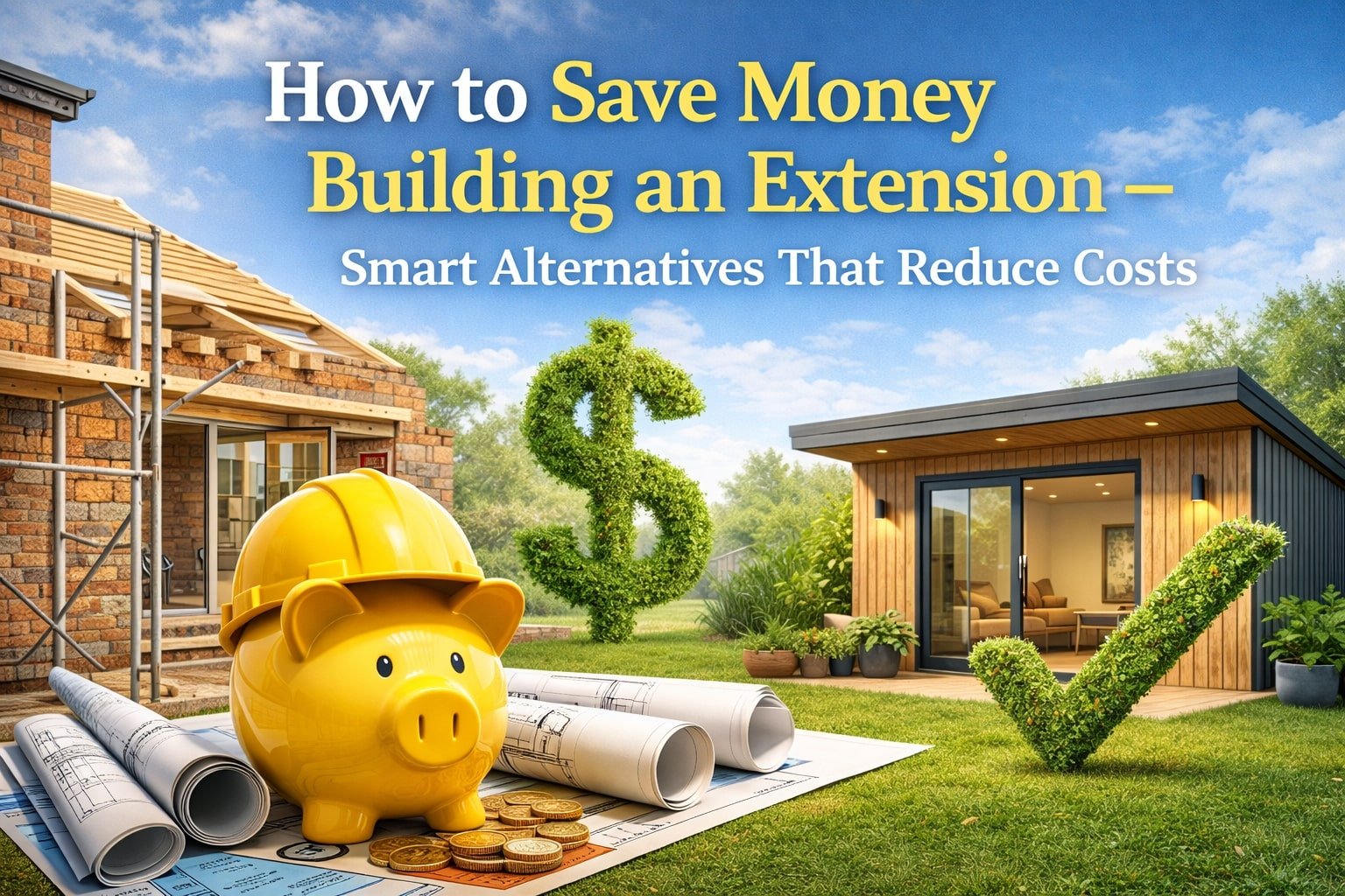 How to Save Money Building an Extension | Smart Alternatives