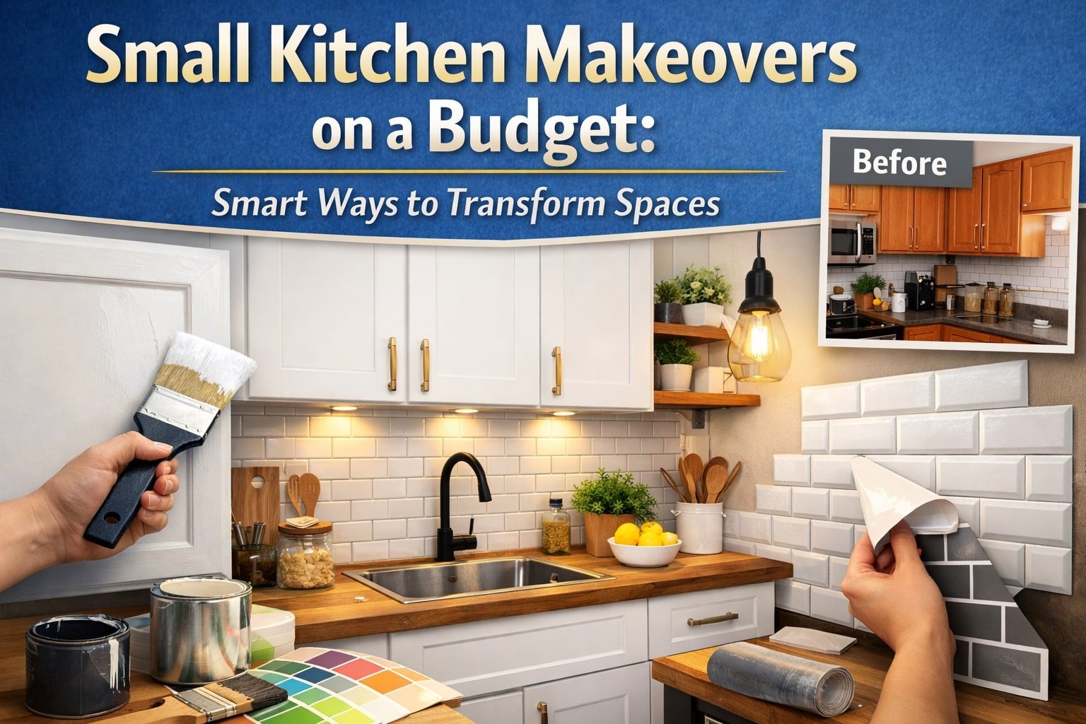 Small Kitchen Makeovers on a Budget