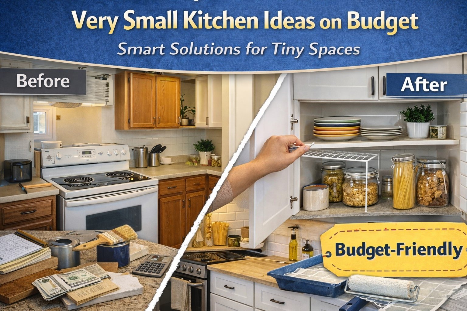Very Small Kitchen Ideas on a Budget: Smart Solutions